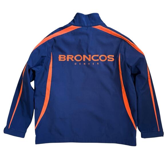G-III Other - NFL Denver Broncos Blue Orange Full Zip Jacket Coat Size XL Mens Football
